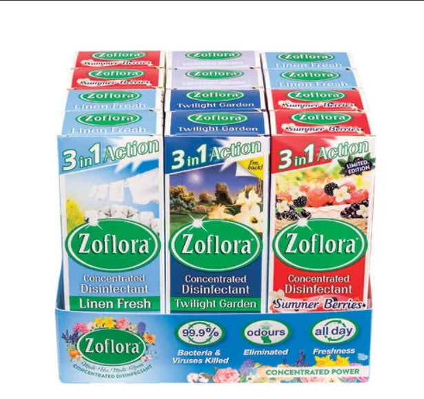 Zooflora 3 in  Disinfectant 12x120ml