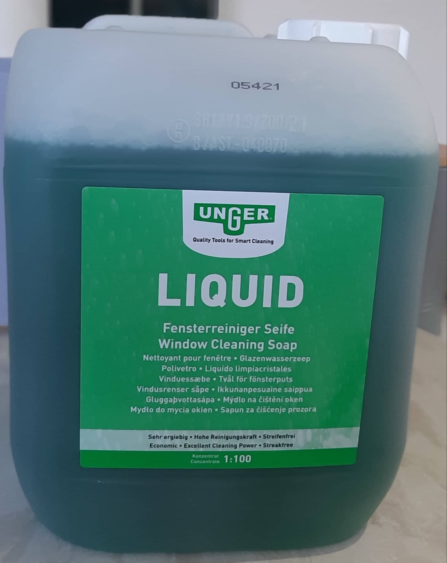 UNGER Glass Cleaning Soap 5L